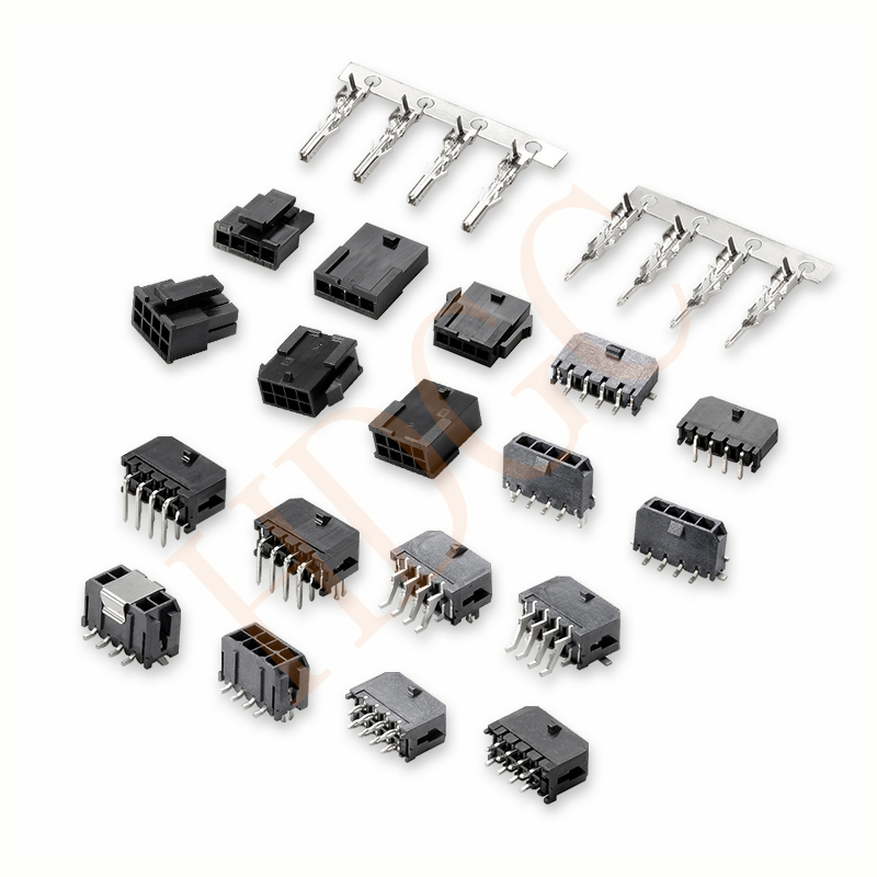 HDGC3030 Series 3.00mm Pitch (.118'')線對板、線對線連接